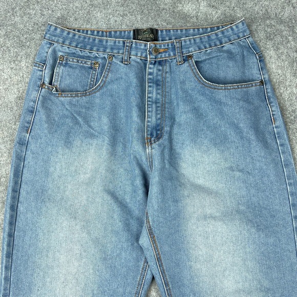 Redhead Jeans Mens‎ 34 X 34 Blue Straight Leg Faded Denim Pants VTG 90s Outdoors - Picture 2 of 12